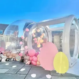 Hot bán ngoài trời Inflatable bong bóng lều trong suốt lều lều tuyết Dome Lều PVC Globe rõ ràng Inflatable bong bóng Nhà bong bóng