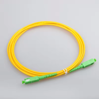 Kabel Komunikasi Berjaket LSZH Panjang 1m 3m 5m 10m SC/APC Single Mode Simplex FTTX Jaringan Serat Optik Patch Cord CE/ROHS