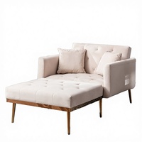 S-A Only Leinen-Stoff Ecksofa-Set Minimalistisches Design für Apartments & Villen Dropshipping in die USA