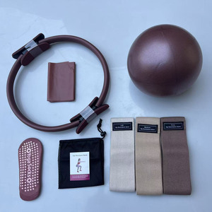 Set de Accesorios de Yoga y Pilates EVA al por Mayor con Logotipo Personalizado, con Pelota de Yoga, Anillo de Pilates y Banda Elástica para Mujeres - Product Image 4