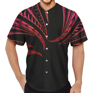Chemise de baseball pas cher 100% polyester respirant adultes hommes vêtements de baseball maillot extérieur personnalisé sublimé baseball softball porter - Product Image 1