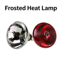 Lampe chauffante infrarouge étanche et épaissie pour l'élevage de porcelets, poussins et volailles