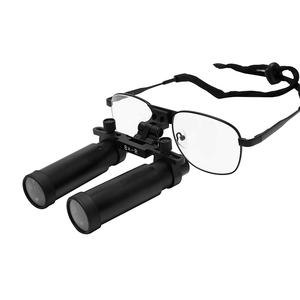 Loupes chirurgicales à cadre métallique 8X Loupe de traitement dentaire Loupes médicales en option outils de dentiste chirurgical clinique buccale - Product Image 3