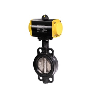Vanne papillon pneumatique COVNA à ressort de rappel, style Wafer, avec joint EPDM, actionnée par l'air, garantie 90 jours - Product Image 2