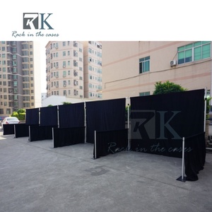 Kit de telón de fondo de alta calidad y fácil instalación con tubos y cortinas para stand de ferias comerciales y decoración de bodas - Product Image 6
