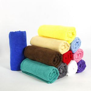 Ensemble de serviettes de bain et de cuisine carrées en microfibre tricotée de luxe à motif écossais, jetables, écologiques, séchage rapide, pour hôtels et usage domestique - Product Image 6