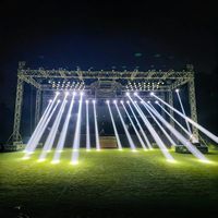 Arco de Aluminio para Eventos de Boda y Conciertos al Aire Libre, Techo Curvo para Escenario