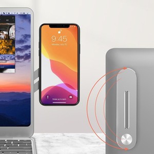 Laptop Extended Phone Stand Aluminum Alloy Dual <b>Screen</b> Magnetic Portable Side <b>Screen</b> Computer And Phone <b>Folding</b> Stand - Product Image 1
