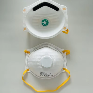 <span class=keywords><strong>Masque</strong></span> anti-poussière <span class=keywords><strong>FFP1</strong></span> personnalisé avec logo, respirateur à valve en forme de coupe, EN149 CE, 4 couches respirantes - Product Image 1