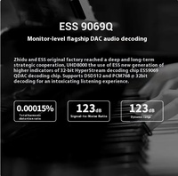 Lecteur Blu-ray UHD 8K ZIDOO UHD8000 avec Dolby Vision, HDR10+, son HiFi, prise en charge du disque dur pour la lecture multimédia
