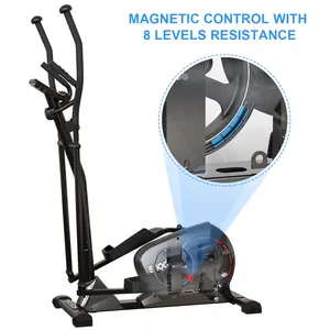 Snode E16 Elliptical Machine Elliptical Trainer Magnetic Machine For Men And Women Indoor