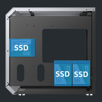 Boîtier PC tour Micro ATX boîtier d'ordinateur de jeu personnalisable pour boîtier d'ordinateur de jeu Micro ATX boîtier ATX Comp