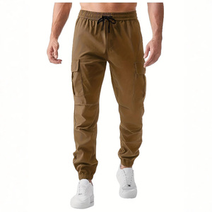 <span class=keywords><strong>Pantaloni</strong></span> Sportivi Casual da Uomo <span class=keywords><strong>con</strong></span> Tasche Multiple e <span class=keywords><strong>Vita</strong></span> Elastica, Stile Personalizzato o Logo ODM, Produzione su Misura - Product Image 2