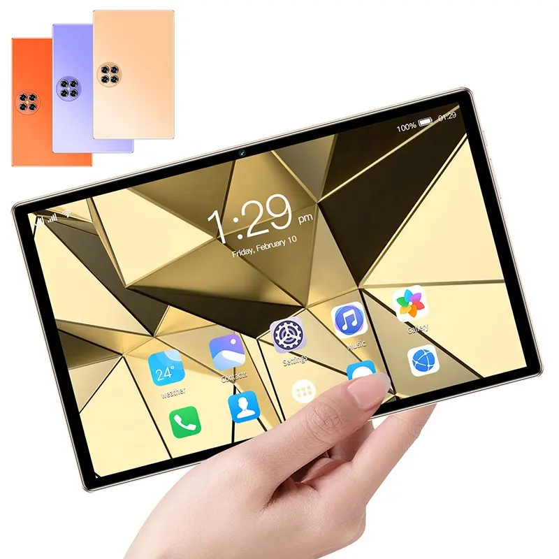 Mate50 tablet anak-anak, android 12 GSM 8 core Tablet 10 inci Android dengan Sim 5g 24 + 48mp Global PC USB Tipe C Sim laptop