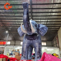 Nouveau design, ballon gonflable géant en forme d'éléphant, résistant à l'eau et au soleil, durable, pour la publicité extérieure et les événements