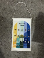 Cadeau islamique Pafu pour enfants, calendrier en toile du Ramadan, décoration du Ramadan, suivi du Ramadan pour enfants