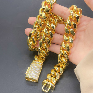 Joias finas de hip hop em prata 925 VVS Moissanite colar de corrente cubana para homens pulseira de aço inoxidável para mulheres - Product Image 2
