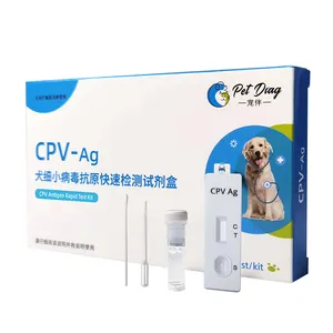 Veterinaire Apparatuur Hondenziekte Van Cpv-Ag Canine Parvovirus Antigeen Snelle Testkit