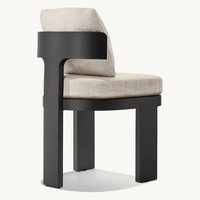 Vente exceptionnelle d'usine de meubles de restaurant de plein air ensemble de salle à manger meubles de jardin modernes et durables en aluminium chaises de jardin