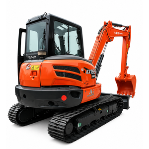 Excavatrice Kubota KX165-5 d'occasion, 5,5 tonnes, à bras court, avec moteur diesel V2607-DI, idéale pour les chantiers urbains étroits – Vente directe usine - Product Image 2