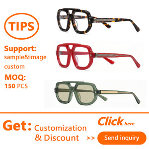 Vente en gros de lunettes de soleil personnalisées avec logo, luxueuses, durables, biodégradables, faites à la main, à double pont, pour hommes et femmes, en bio-acétate, avec diamants, imperméables - Product Image 2