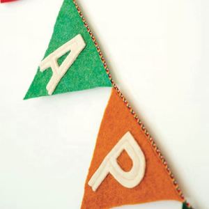 Bandera Colgante de Fieltro Arcoíris, Diseño Personalizado Elegante para Baby Showers, Fiestas, Cumpleaños, Eventos Promocionales - Product Image 2