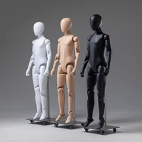 Modèle complet de corps au détail bras articulés haut de gamme Mannequin pour enfant accessoires d'articulation mobiles flexibles pour affichage de fenêtre