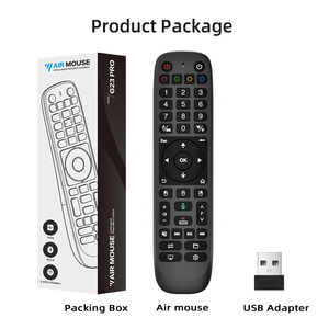 <span class=keywords><strong>Control</strong></span> <span class=keywords><strong>Remoto</strong></span> Infrarrojo de Aprendizaje 2.4G BT de Doble Modo con 44 Teclas Retroiluminadas para TV Box Android G23 PRO, Fabricado por OEM/ODM - Product Image 6