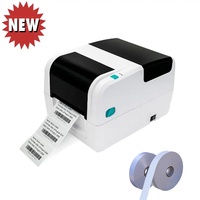 Imprimante de rubans en satin à trois rangées, machine d'impression de labels multifonctionnelle de bureau, haute résolution 300 dpi, machine à autocollants