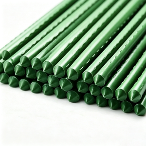 Sunsbuild Piquets de support en acier plastifié pour plantes, treillis pour concombres et plantes grimpantes, piliers de jardin pour fleurs, tiges de soutien pour roses - Product Image 1