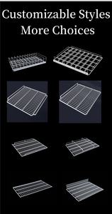 Étagère en fil de réfrigérateur Étagères enduites d'immersion résistantes pour l'entreposage au froid - Product Image 6