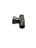 Raccords de transition hydrauliques en acier inoxydable de Chine, Té égal, Raccord rapide à trois voies BB, Té en T Parker, Usiné CNC pour tuyau