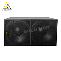 Haut-parleurs de basses puissants H218 à double 18 pouces, aimant en néodyme, impédance 4 ohms, caisson de basses passif pour enceintes en ligne