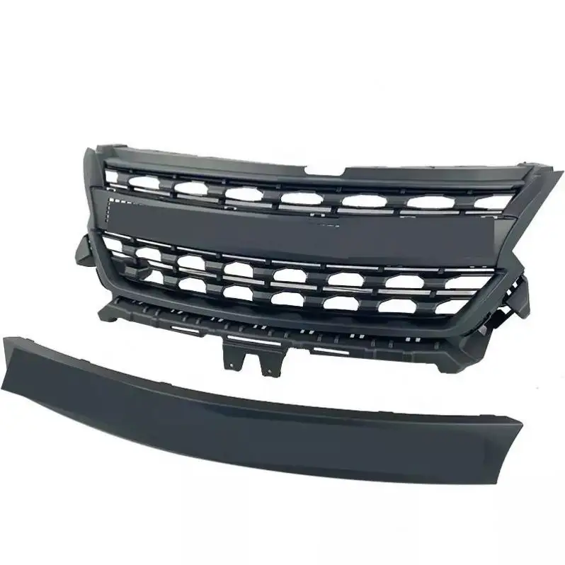 Schwarzes Frontkühlergrill Auto Mittelgrill für Chevrolet Colorado Trailblazer S10 2020-2022