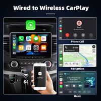 EKIY Carplay Box Nuevo Adaptador Inalámbrico Inteligente 4 en 1 para Auto con Carplay, Android Auto y Airplay, Dongle USB para Auto