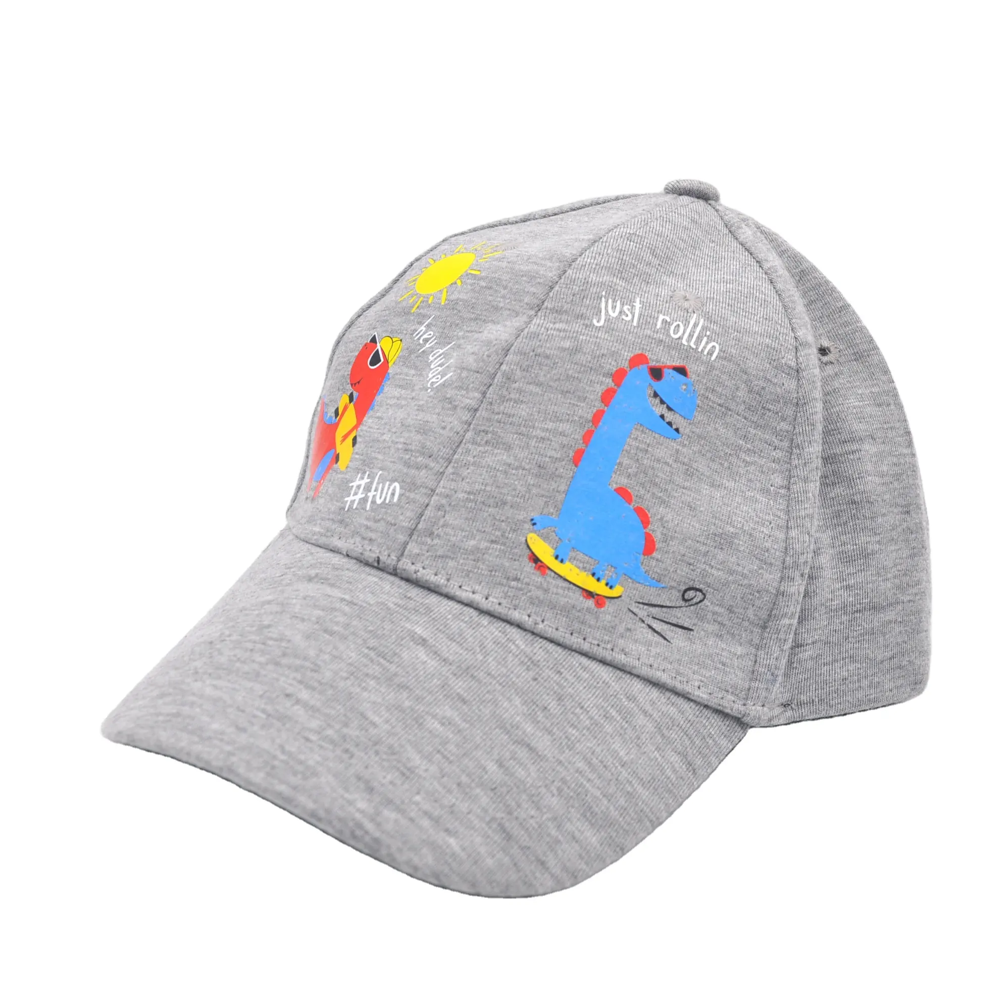 Starvark หมวกผ้าเดนิมสำหรับเด็ก, หมวกเบสบอลสำหรับเด็กหมวกไดโนเสาร์สำหรับกลางแจ้งฤดูร้อน