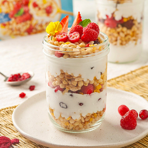 Hot Sale Yogurt Fruit <strong>Oatmeal</strong> 400g <strong>Oatmeal</strong> Yogurt Nut Baked <strong>Oatmeal</strong> <strong>Rolled</strong> Oats - Product Image 3