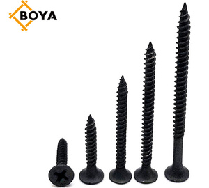 Bu lông tự khoan đầu bằng mạ phosphat đen <span class=keywords><strong>MDF</strong></span> M3.5X25, bán trực tiếp từ nhà máy, dùng cho gỗ và vách thạch cao - Product Image 3