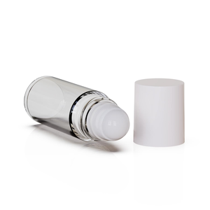Botella de Vidrio Redonda Recta de 30 ml con Bola Rodante, Ideal para Diseños con Bola, para Antitranspirantes, Masajes Faciales, Aceites Esenciales, con Tapa de Rosca - Product Image 2