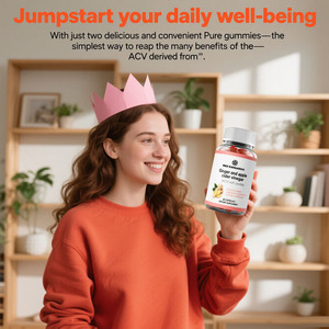 Caramelos Blandos de Jengibre y Vinagre de Sidra de Manzana OEM, Salud Intestinal, Promueven <span class=keywords><strong>la</strong></span> Digestión y Mantienen <span class=keywords><strong>la</strong></span> Salud, Suplementos - Product Image 4