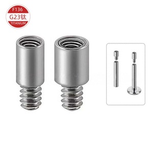 <b>Titanium</b> Alloy Thread Extension Rod M0.9 M1.2 Internal Screw Piercing Accessory For Navel Lip <b>Stud</b> Jewelry DIY - Product Image 2