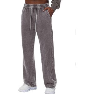 Keeps showing Mens Sweatpants Acid Washed Cotton <b>Elastic</b> Waist Joggers Drawstring Workout Long Pants - Product Image 1