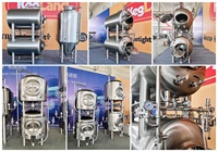 Cuve à bière horizontale personnalisée de 2000 L en acier inoxydable 304 avec manchon à fossettes, bride et trappe d'accès – Équipement de fermentation