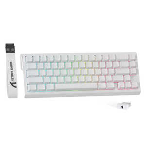 <span class=keywords><strong>Clavier</strong></span> de jeu ATTACK SHARK X68 PRO HE Tri-mode avec taux de polling de 8K, interrupteurs magnétiques à effet Hall, Hot-Swap, rétroéclairage RGB - Product Image 1