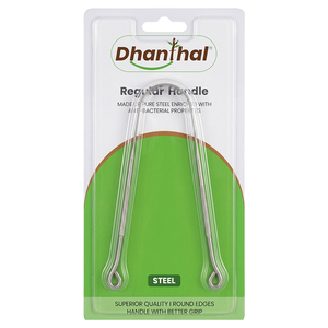 Dhanthal Nettoyeur de Langue en Acier Inoxydable de Haute Qualité, Grattoir Métallique Réutilisable, Conception Compacte et Légère, Soin Personnel Premium - Product Image 3