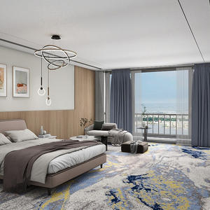 พรมขนสัตว์ผสมไนลอนแบบสั่งทำพิเศษ ป้องกันคราบสกปรก กันลื่น เป็นมิตรกับสิ่งแวดล้อม และเป็นมิตรกับสัตว์เลี้ยง เหมาะสำหรับธุรกิจ - Product Image 2