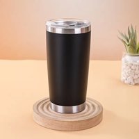Gobelet isotherme à double paroi sans BPA, en acier inoxydable, pour boissons chaudes ou froides, idéal pour l'extérieur