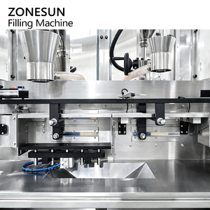 ZONESUN ZS-FM6A Máquina automática de llenado y pesaje cuantitativo de polvo con dos cabezales, para polvo de condimento y proteína en polvo seca - Product Image 5