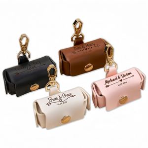 Personalised Dog Leather <b>Ring</b> Pouch, Pet <b>Ring</b> <b>Box</b> for Wedding, <b>Proposal</b>, Engagement, Custom Jewelry Storage Small Pouches - Product Image 1