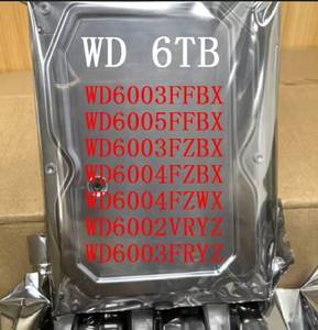 ฮาร์ดดิสก์ 6TB WD6003FFBX WD6005FFBX WD6003FZBX WD6004FZBX WD6004FZWX WD6002VRYZ WD6003FRYZ SATA 3.5" HDD - Product Image 1